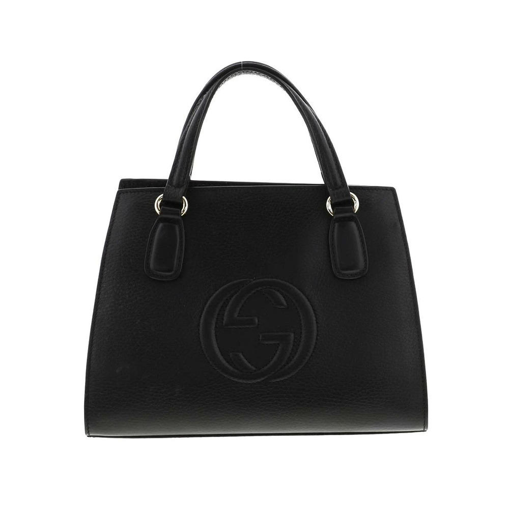 GUCCI Soho Handbag Black